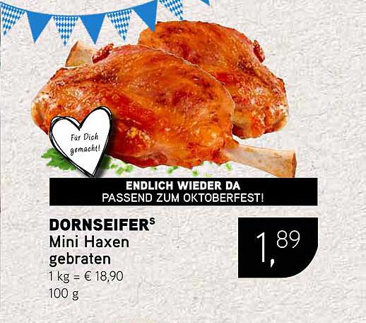 DORNSEIFERS Mini Haxen gebraten