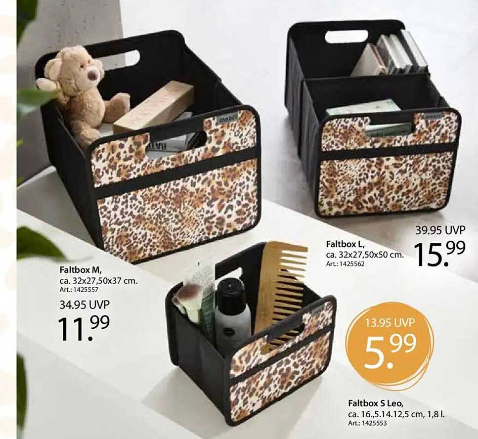 Faltbox M - ca. 32x27,5x37 cm, artgerechte Aufbewahrung für Ihr Zuhause