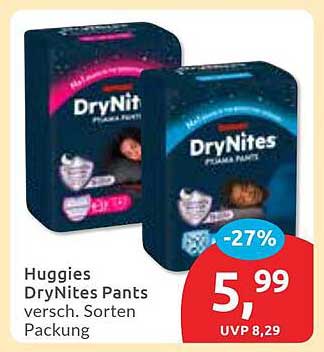Huggies DryNites Pants verschiedene Sorten