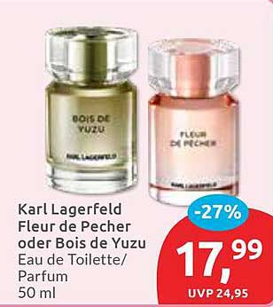 Karl Lagerfeld Fleur de Pecher oder Bois de Yuzu Eau de Toilette/Parfum 50 ml