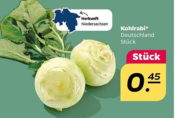 Kohlrabi* Deutschland Stück