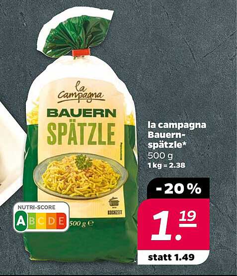 la campagna Bauernschnitzel* 500 g - jetzt 20% günstiger!