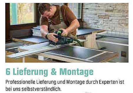 Lieferung & Montage durch Experten