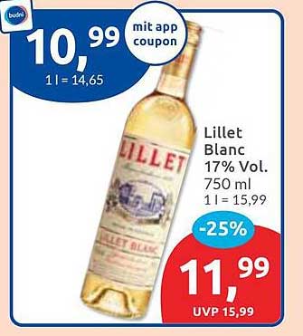 Lillet Blanc 17% Vol. 750 ml