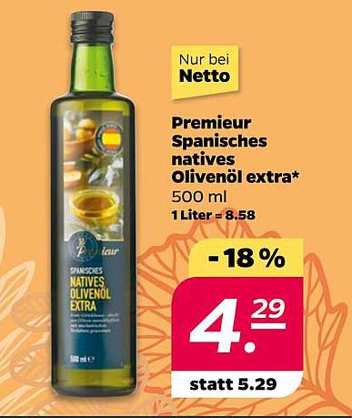 Premieur Spanisches natives Olivenöl extra 500 ml