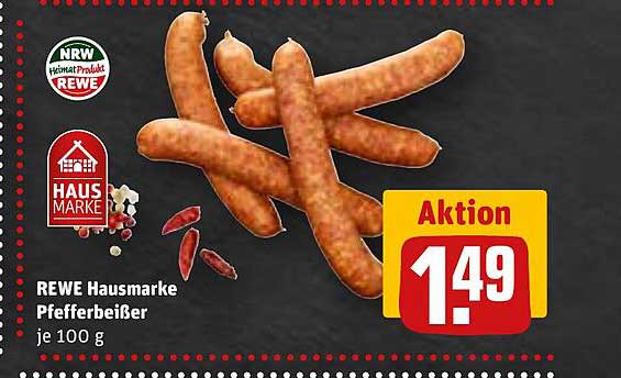 REWE Hausmarke Pfefferbeißer je 100 g