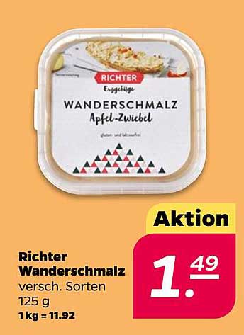 Richter Wanderschmalz Apfel-Zwiebel 125 g