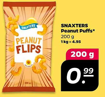 SNAXTERS Peanut Flips 200 g