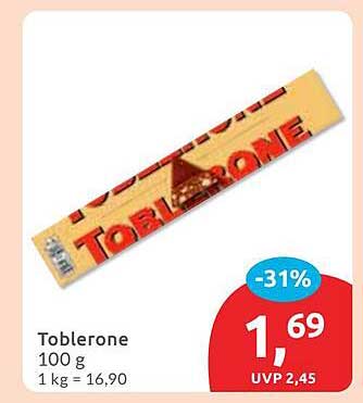 Toblerone 100 g - Schokoladengenuss für die Sinne
