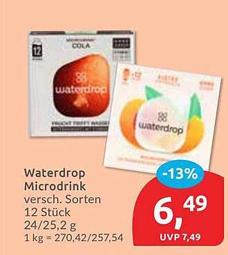 Watersdrop Microdrink versch. Sorten 12 Stück