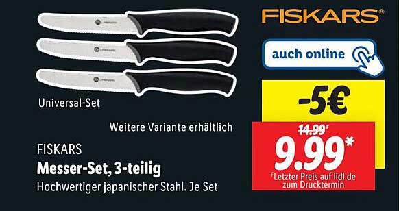 Elegantes Fiskars Messer Lidl Bilder