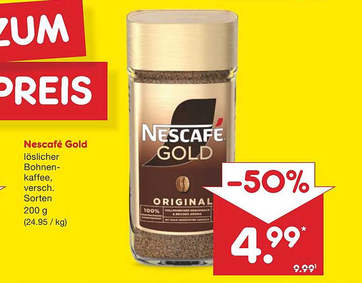 Verwunderlich Nescafe Gold Angebot Netto Bilder