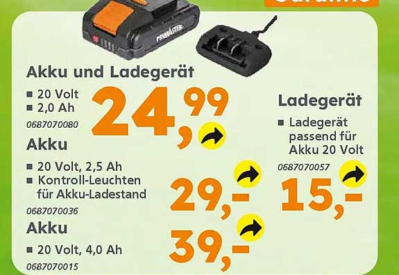 Akku und Ladegerät