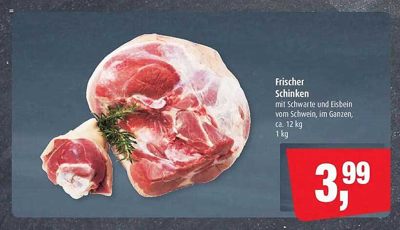 Frischer Schinken