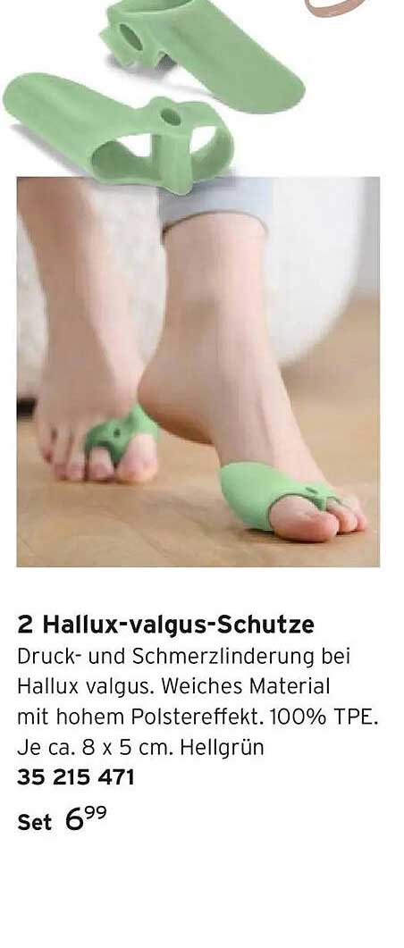 2 Hallux-valgus-Schutzte
