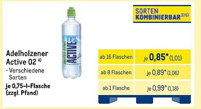 Adelholzener Active 02 - Vielfältiger Genuss für Durstige