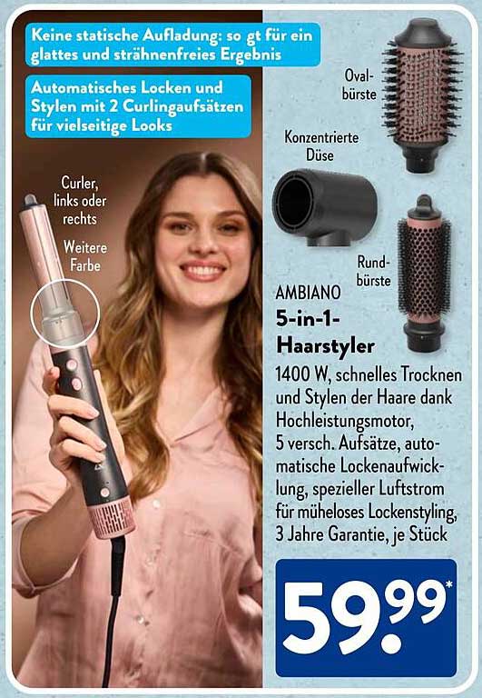 AMBIANO 5-in-1-Haarstyler