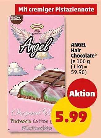 ANGEL Hair Chocolate mit cremiger Pistaziennote