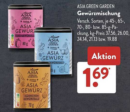ASIA GREEN GARDEN Gewürzmischung