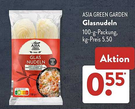 ASIA GREEN GARDEN Glasnudeln 100-g-Packung