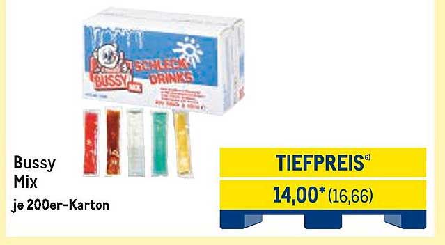 Bussy Mix je 200er-Karton