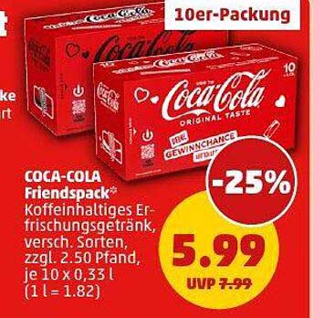 Coca-Cola Friendspack - 10er-Packung