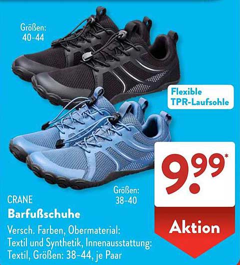 CRANE Barfußschuhe in verschiedenen Farben