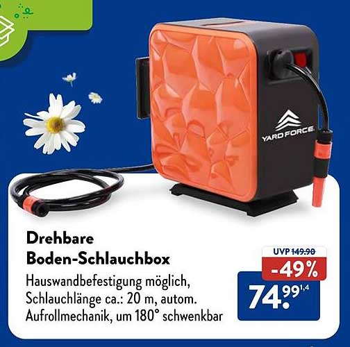 Drehbare Boden-Schlauchbox