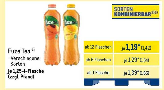 Fuze Tea – Erfrischung in verschiedenen Sorten!
