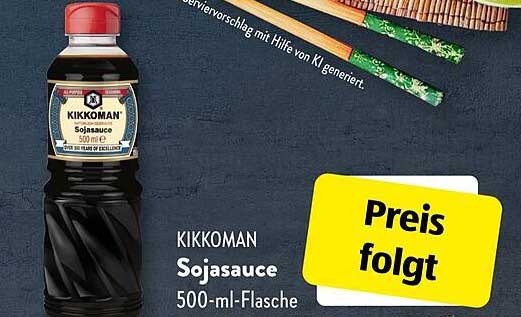 Kikkoman Sojasauce 500-ml-Flasche