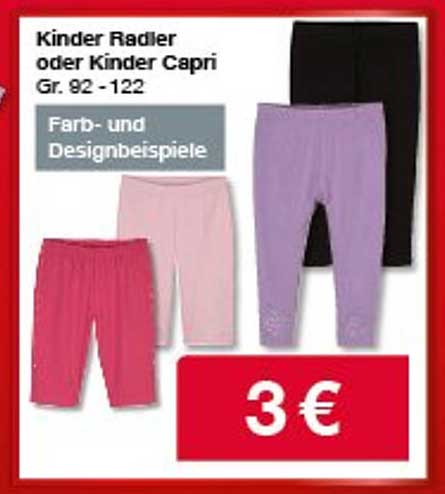 Kinder Radler oder Kinder Capri Gr. 92-122