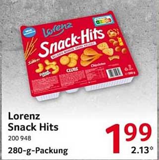 Lorenz Snack Hits 280-g-Packung