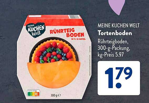 MEINE KUCHEN WELT Rührteigboden Tortenboden 300-g-Packung