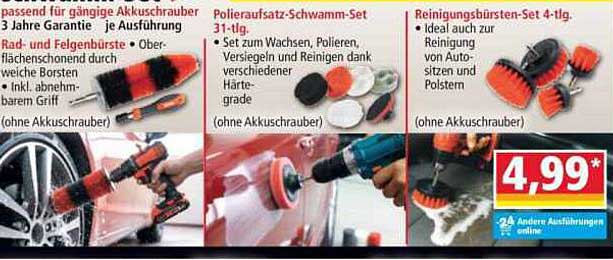 Reinigungsbürsten-Set 4-tlg.