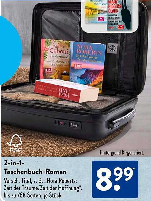 2-in-1-Taschenbuch-Roman