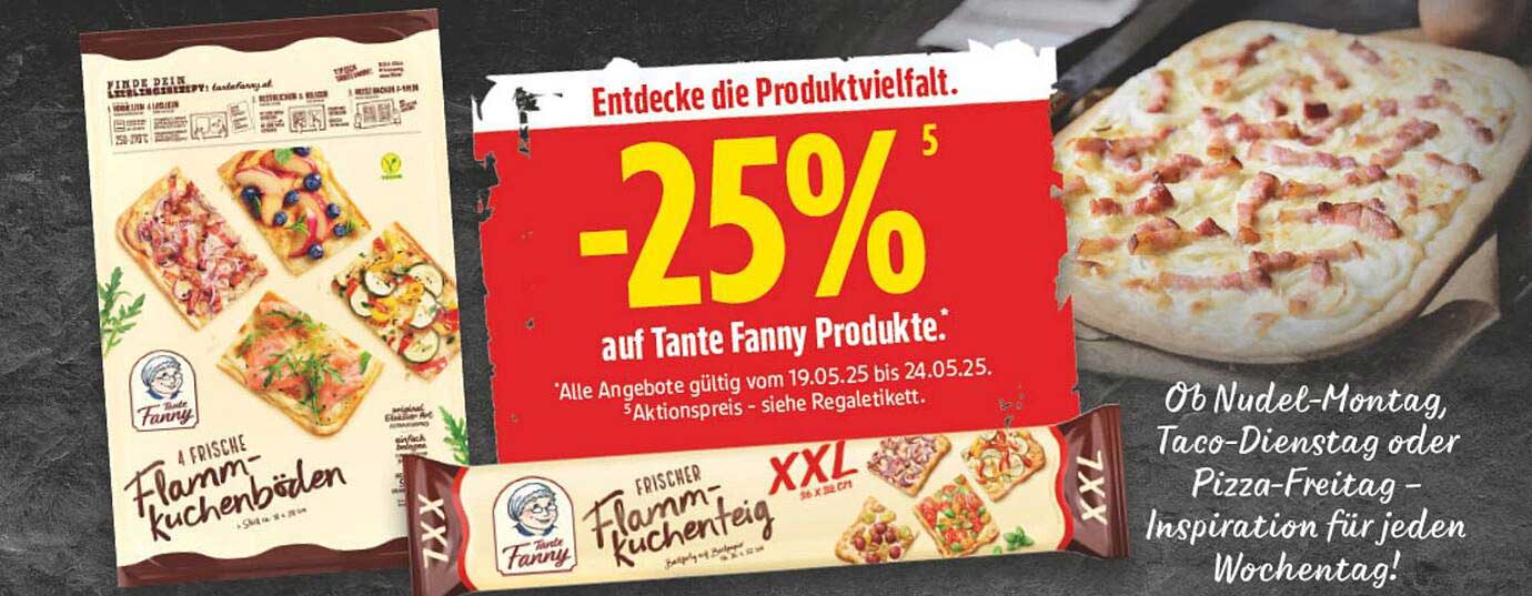-25% auf Tante Fanny Produkte