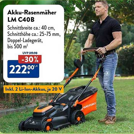 Akku-Rasenmäher LM C40B
