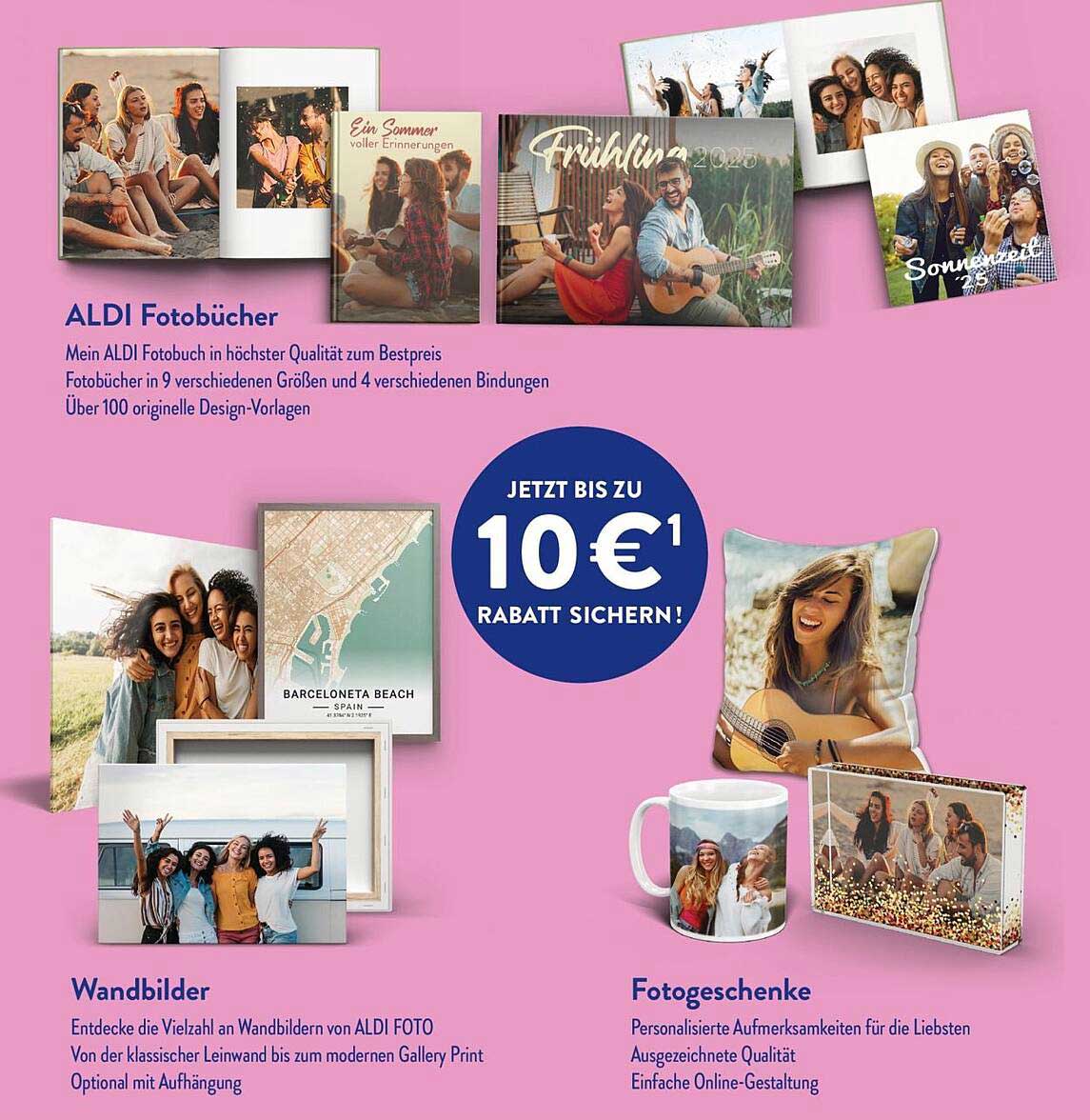 ALDI Fotobücher – Erinnerungen festhalten