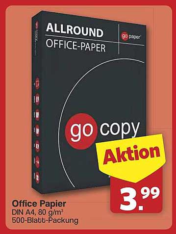 ALLROUND OFFICE-PAPER A4 – go copy