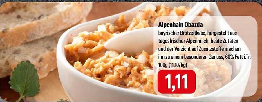 Alpenhain Obazda - Bayerischer Brotzeitkäse