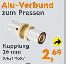 Alu-Verbund Kuplung 16 mm