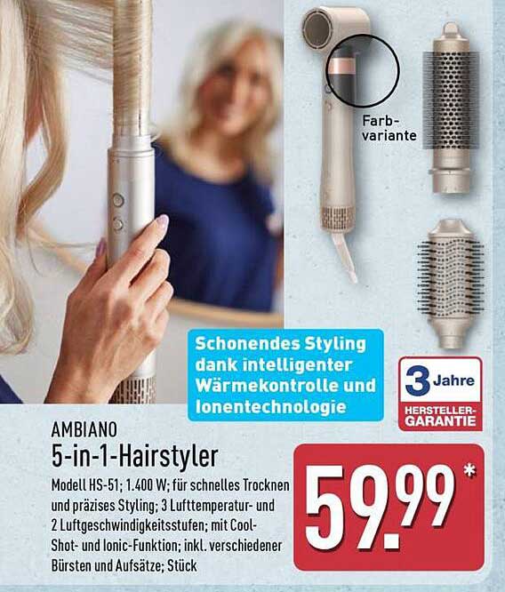 AMBIANO 5-in-1-Hairstyler