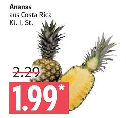 Ananas aus Costa Rica Kl. I, St.