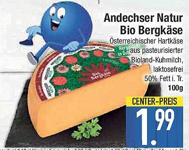 Andechser Natur Bio Bergkäse