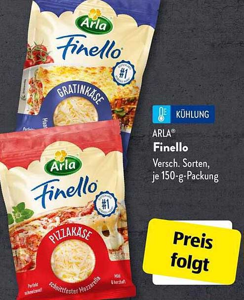 ARLA® Finello – Verschiedene Sorten, je 150-g-Packung