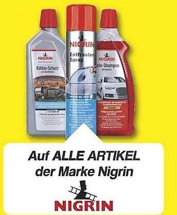 Auf ALLE ARTIKEL der Marke Nigrin