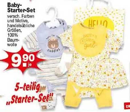 Baby-Starter-Set 5-teilig für nur 9,90 €