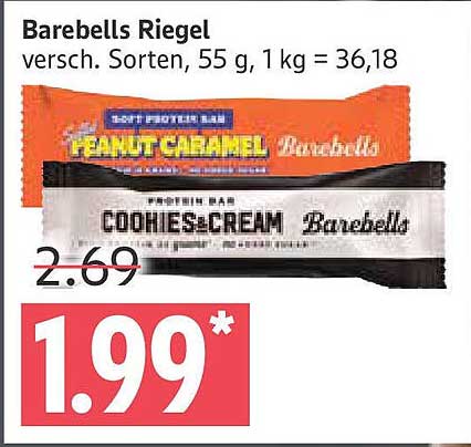 Barebells Riegel - Verschiedene Sorten, 55 g