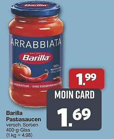 Barilla Pastasaucen Arrabbiata 400-g-Glas