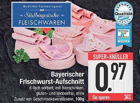 Bayerischer Frischwurst-Aaufschnitt